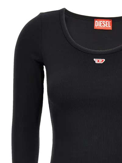 Diesel Black T-ballet-d Long Sleeve T-shirt In Black