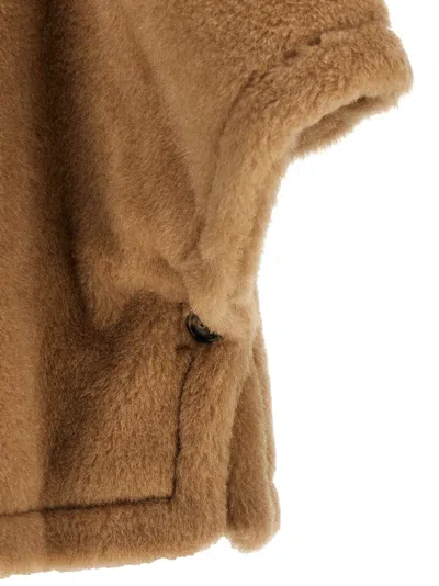 Max Mara Tenebre Capes Beige In Brown