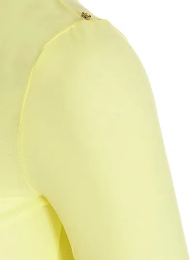 Sportmax Terry Top With Colorful Print In Yellow