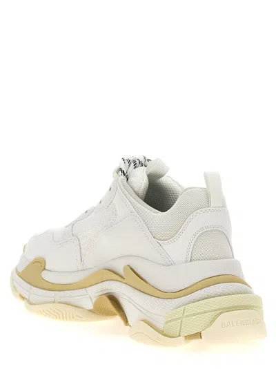 Balenciaga Triple S Low-top Sneakers In White