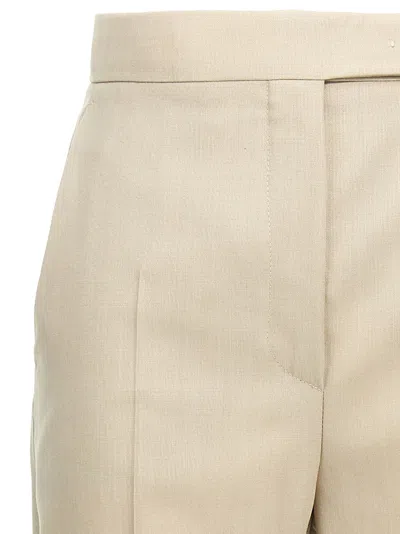 Max Mara Beige Turbigo Pants In Neutral