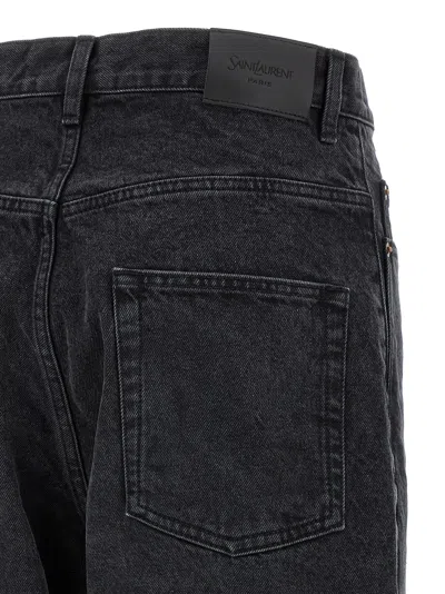 Saint Laurent Carrot-fit Jeans With A Washed Effect