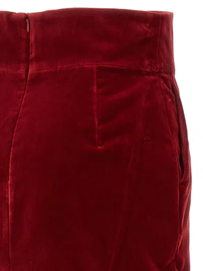 Alexandre Vauthier Skirts In Red