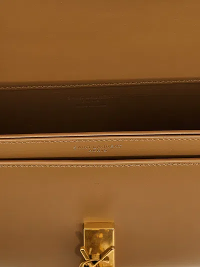 Saint Laurent Voltaire Shoulder Bags Brown