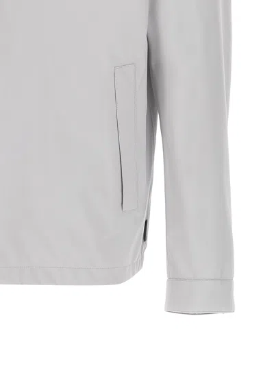 Herno Windproof Jacket Piumini, Parka, Giacche Casual Gray In Gray