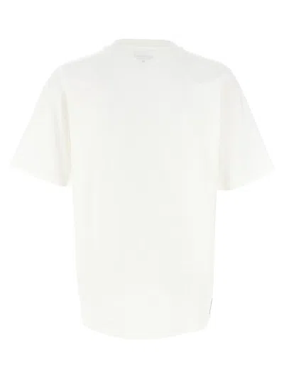 Carhartt Organic Cotton T-shirt With Logo Embroidery On The Front In Multi