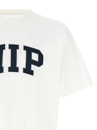 Carhartt Organic Cotton T-shirt With Logo Embroidery On The Front In Multi