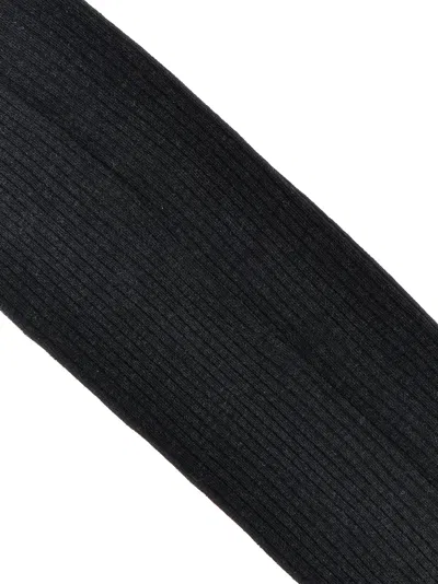 Max Mara Zavorra Socks Gray In Black