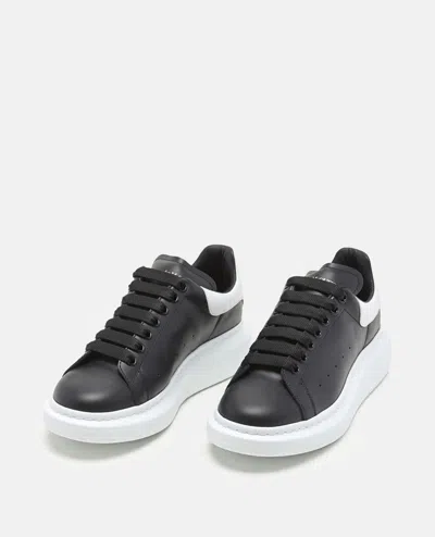 Alexander Mcqueen Larry Leather Sneakers With Logo Detail In Animal Print