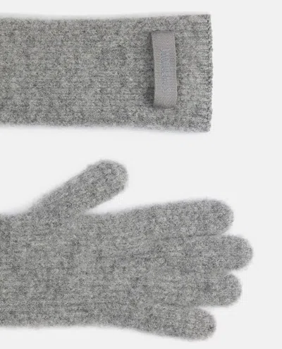 Jacquemus Les Gants Gros Grain Alpaca Blend Gloves In Gray
