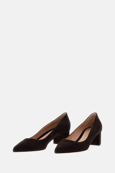 Gianvito Rossi Decollette Piper Pump In Soft Suede With Pointed Toe In Brown