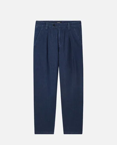 Apc A.p.c. "renato" Pants In Blue