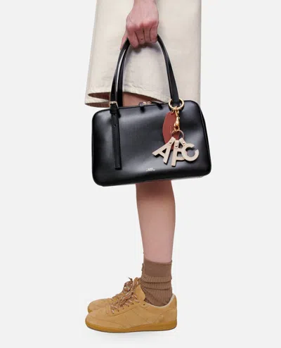Apc A.p.c. Black Shoulder Bag With Versatile Carrying Options