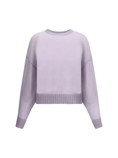 Brunello Cucinelli Women Wool Mohair Sweater In Purple