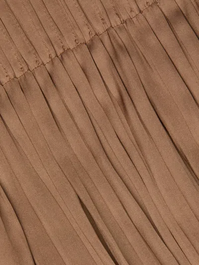 L'agence Haylo Satin Pant In Brown