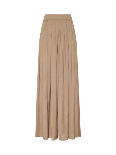 L'agence Haylo Satin Pant In Brown