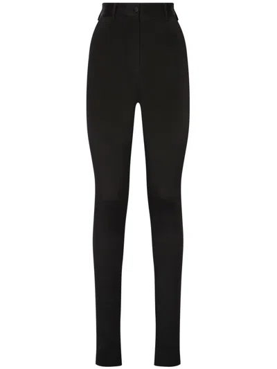 Dolce & Gabbana Kim Pants Cady Woman Pants Black Size 8 Acetate