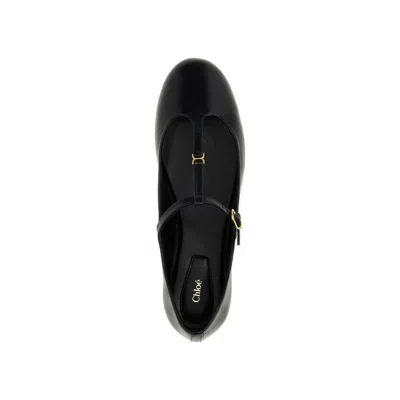 Chloé Burgundy Marcie Ballerina Flats
