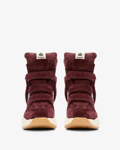 Isabel Marant Balskee Sneakers In Red