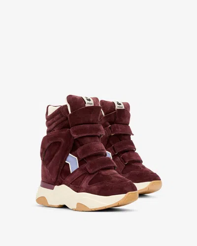Isabel Marant Balskee Sneakers In Red