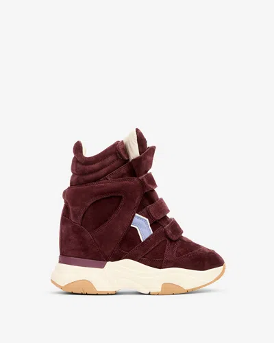 Isabel Marant Balskee Sneakers In Red