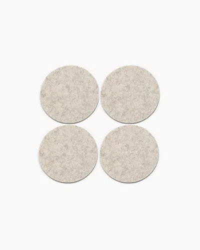 Graf & Lantz Bierfilzl Merino Wool Round Coaster Solid 4 Pack
