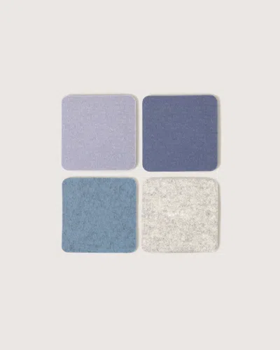 Graf & Lantz Bierfilzl Merino Wool Square Coaster Multi 4 Pack