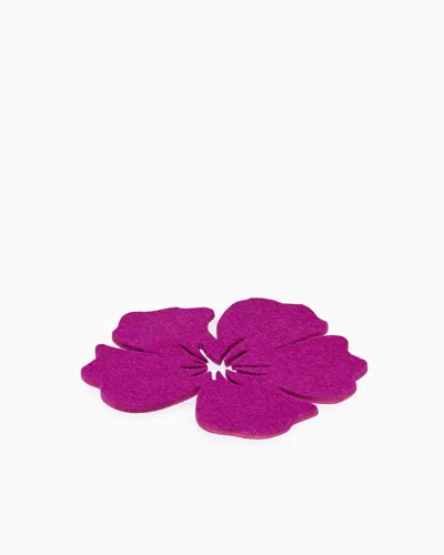 Graf & Lantz Merino Wool Hibiscus Trivet—final Sale