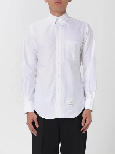 Thom Browne White Button-down Cotton Shirt