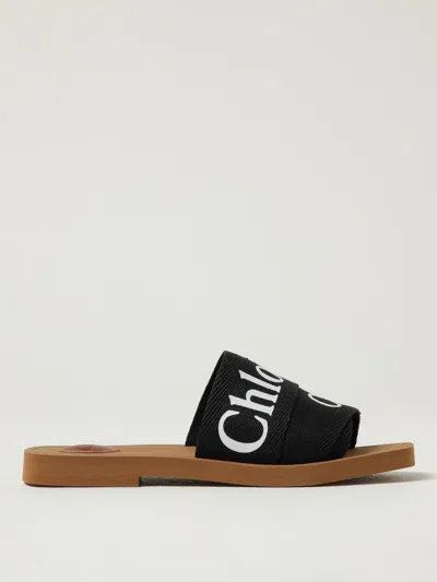 Chloé Heeled Sandal  Woman Color Black In Black