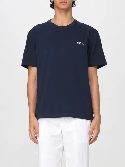 Apc Boxy Petite Vpc T-shirt In Blue