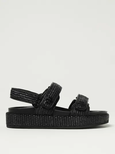 Tory Burch Kira Sport Sandals Platform Sole In Black