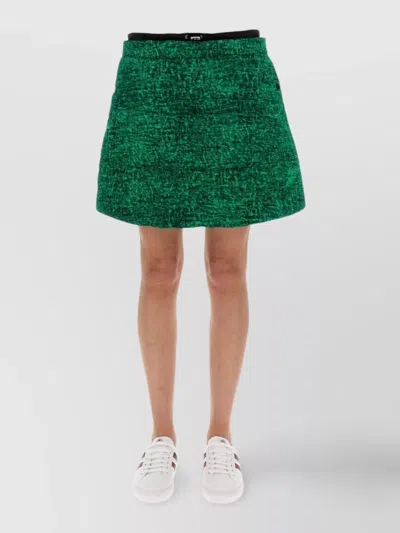 Moncler Genius Print Skirt 1 Moncler Jw Anderson In Green