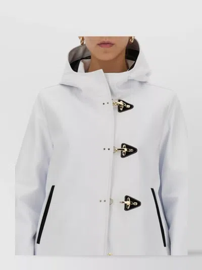 Fay Threehook Parka In Gray