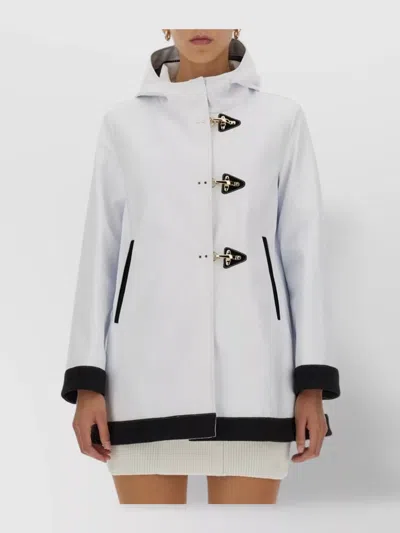 Fay Threehook Parka In Gray