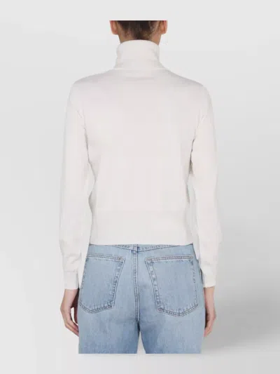 Ballantyne Slim Fit Cashmere Turtleneck Knitwear In White