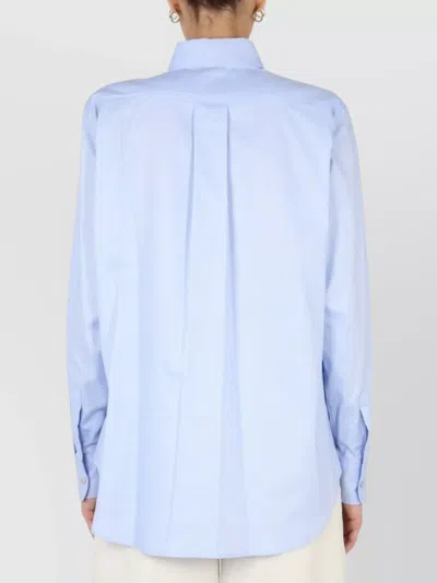 Ballantyne Blue Regular Solid Shirt In Blue