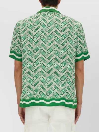 Casablanca Short-sleeved Shirt In Green