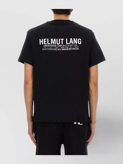 Helmut Lang "capsule" T-shirt In Black