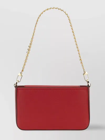 Michael Kors Bryant Small Convertible Clutch Bag In Red