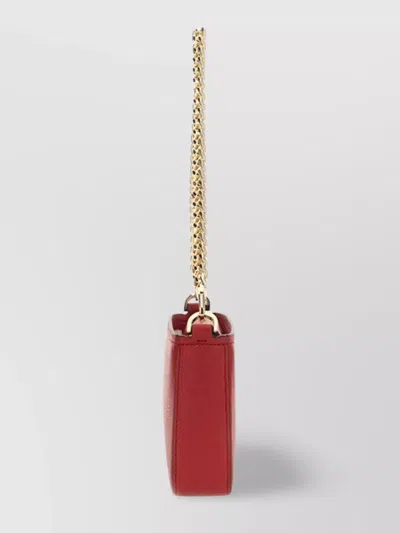 Michael Kors Bryant Small Convertible Clutch Bag In Red