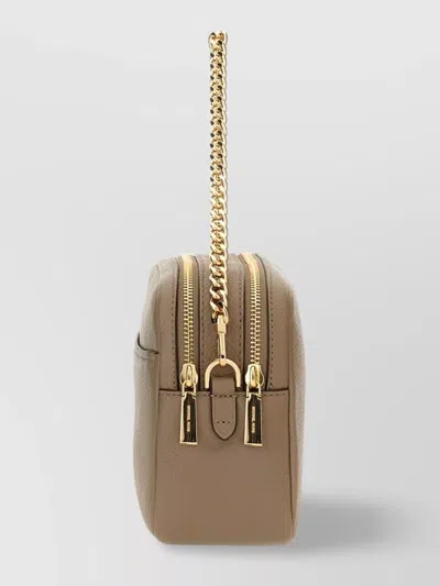 Michael Kors "bryant" Cross-body Bag With Adjustable Strap And Chain Handle