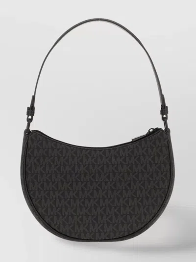 Michael Kors Monogram Pattern Shoulder Bag With Adjustable Strap