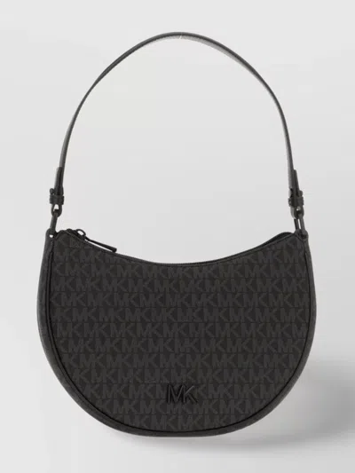 Michael Kors Monogram Pattern Shoulder Bag With Adjustable Strap