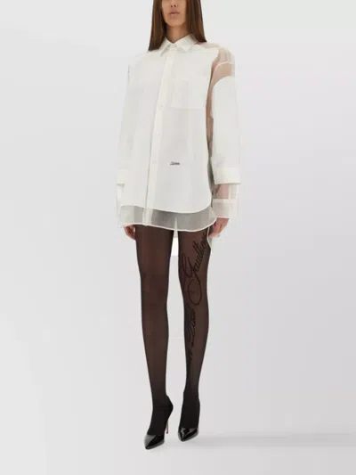 Jean Paul Gaultier Button-front Shirt In White