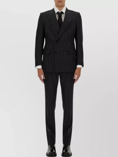 Tom Ford Master Twill Shelton Evening Tuxedo Suit In Black