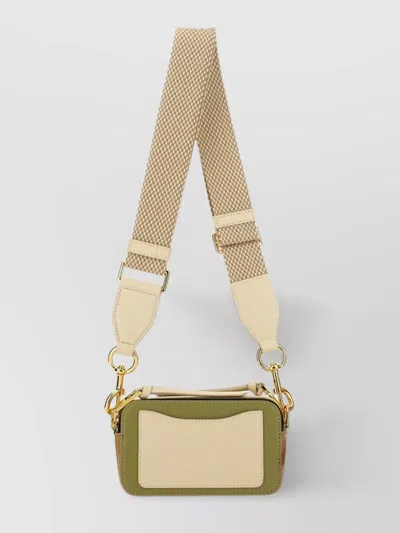 Marc Jacobs Block Design Gold-tone Hardware Cross-body