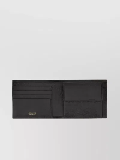 Ferragamo Gancini Wallet In Black