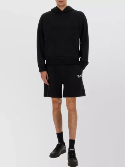Helmut Lang Sweatshirt With Embossed Logo In Black