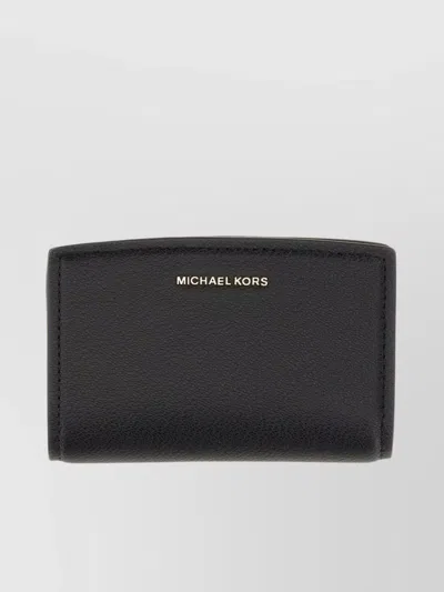 Michael Kors Bryant Wallet In Black Leather In Black